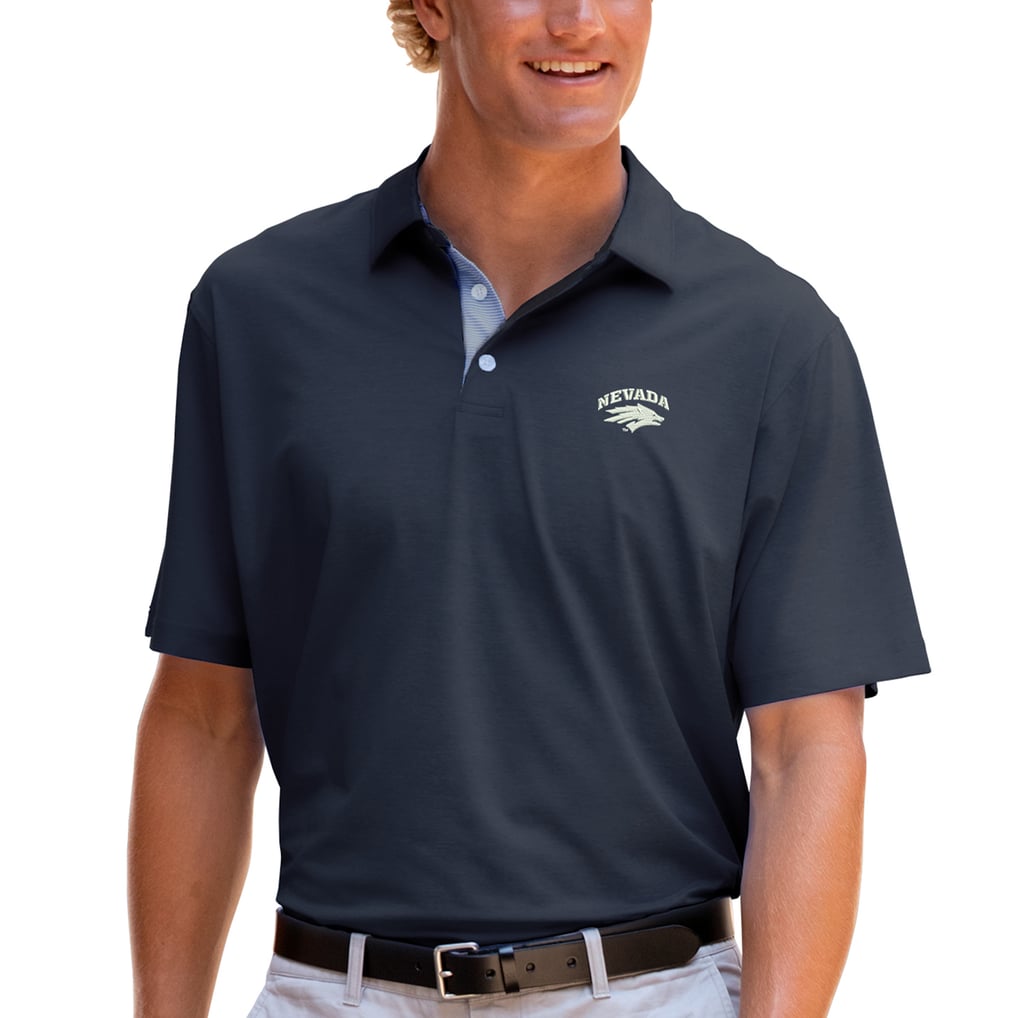 Nevada Wolf Pack Pro Signature Polo - Navy