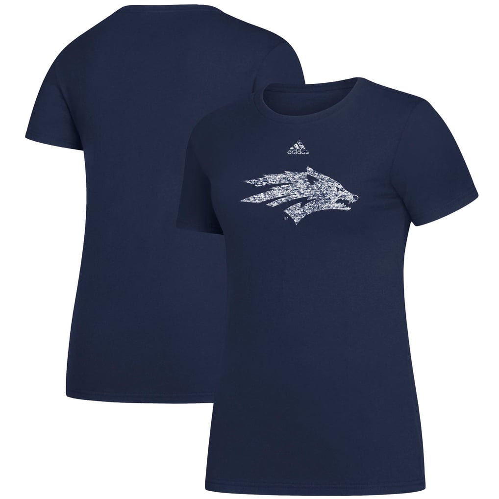 Nevada Wolf Pack adidas Women's Amplifier Team Logo T-Shirt - Navy