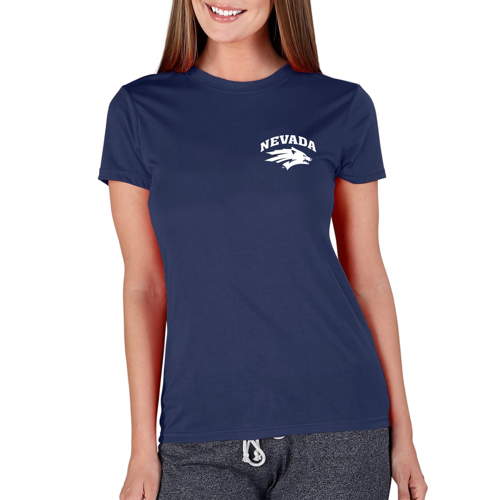  Nevada Wolf Pack Concepts Sport Women's Marathon Knit Top - Navy
