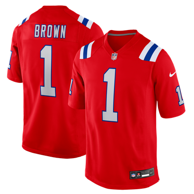A.J. Brown New England Patriots Nike Game Jersey - Red