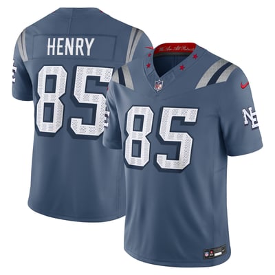 Hunter Henry New England Patriots Nike Rivalries Collection Stitched Limited Jersey - Blue