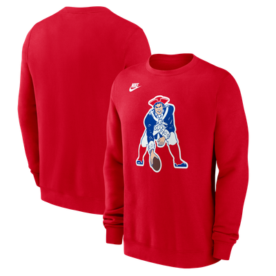 New England Patriots Nike Pat Patriot Club Sweatshirt - Red