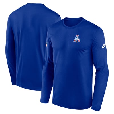 New England Patriots Nike Legend Small Logo Dri-FIT Long Sleeve T-Shirt - Royal