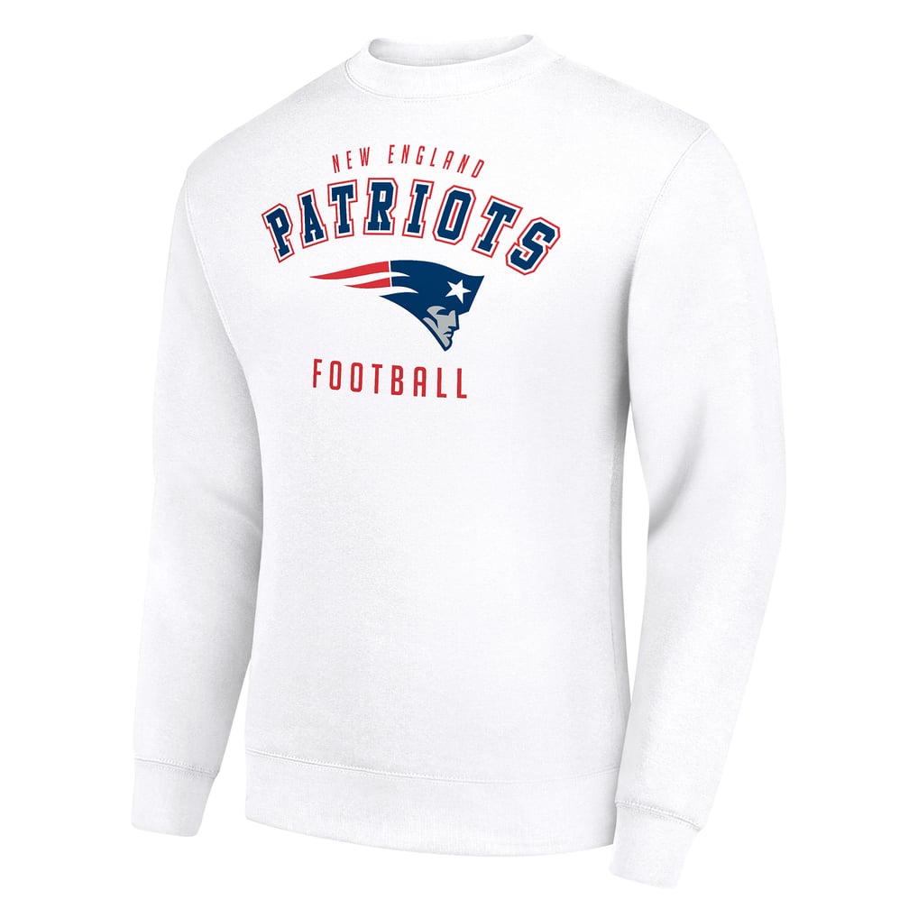 New England Patriots Starter Team Logo Pullover Sweatshirt - White