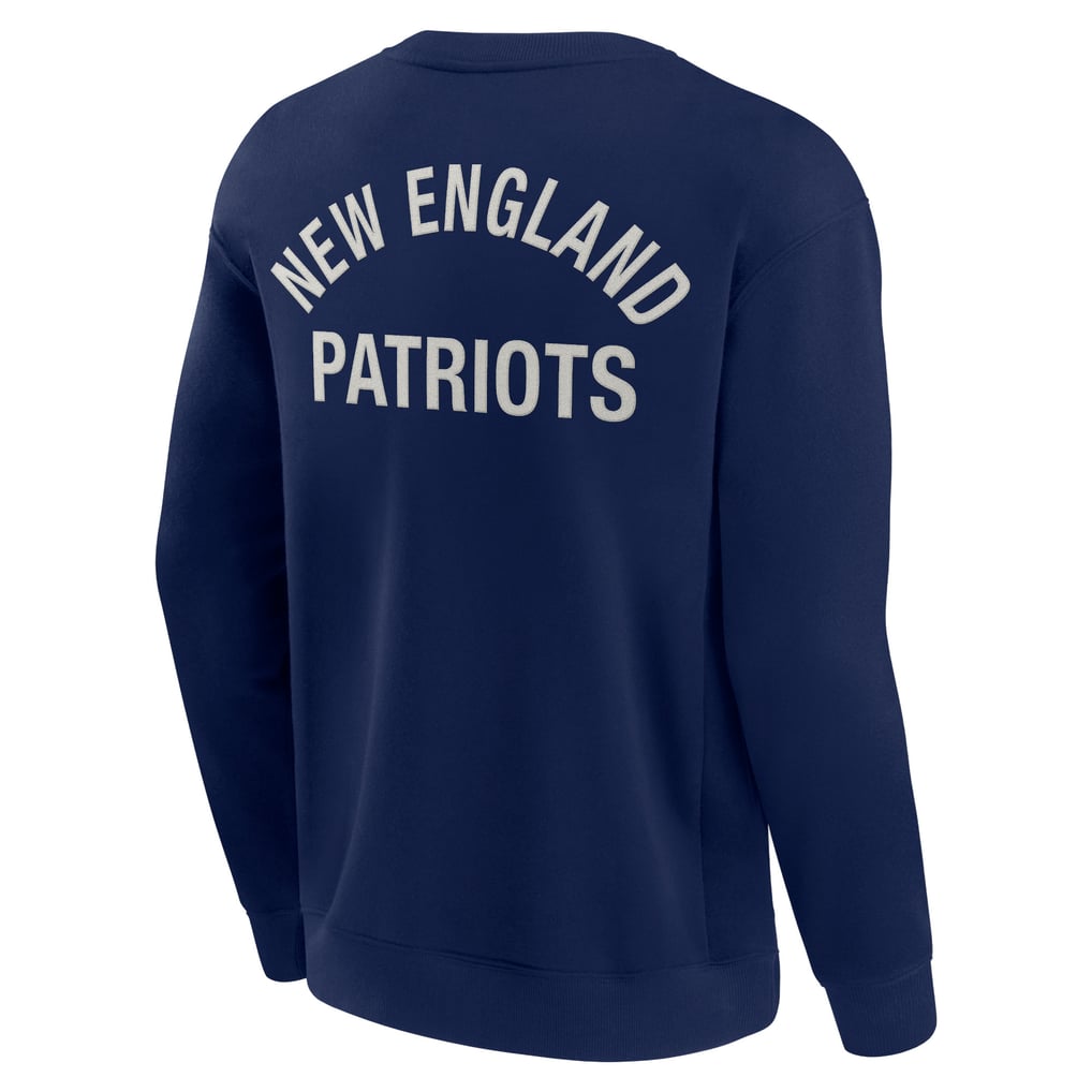 New England Patriots Fanatics Unisex Elements Super Soft Pullover Sweatshirt - Navy