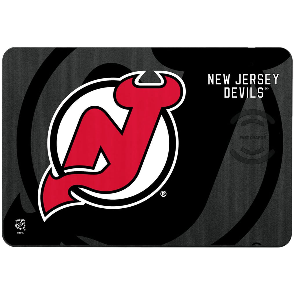 New Jersey Devils Keyscaper 15W Fast Wireless Charger and Mouse Pad