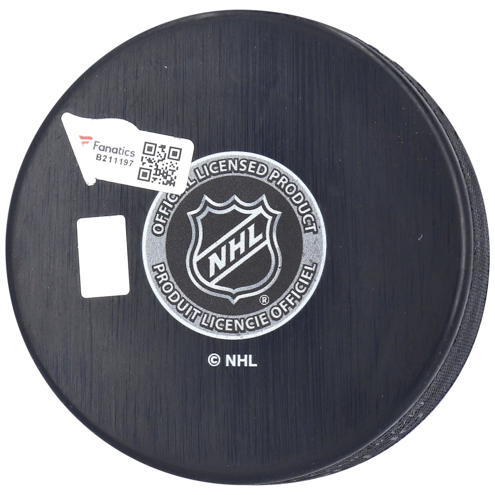 Luke Hughes New Jersey Devils Fanatics Authentic Autographed Hockey Puck