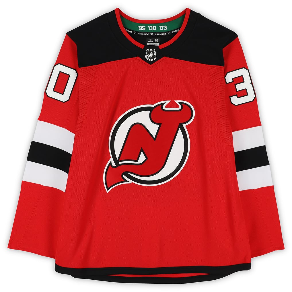 Martin Brodeur New Jersey Devils Autographed Fanatics Authentic Red Fanatics Premium Jersey  