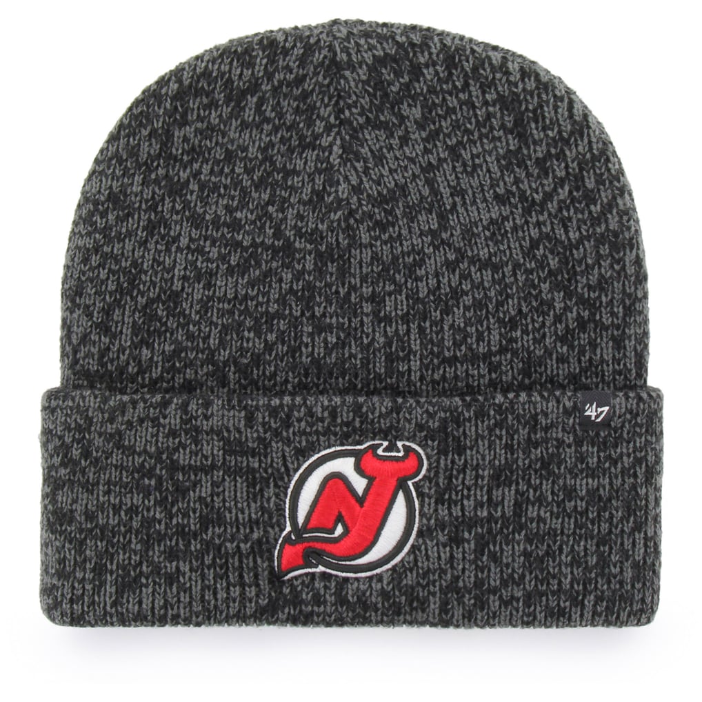 New Jersey Devils '47 Brain Freeze Cuffed Knit Hat - Black