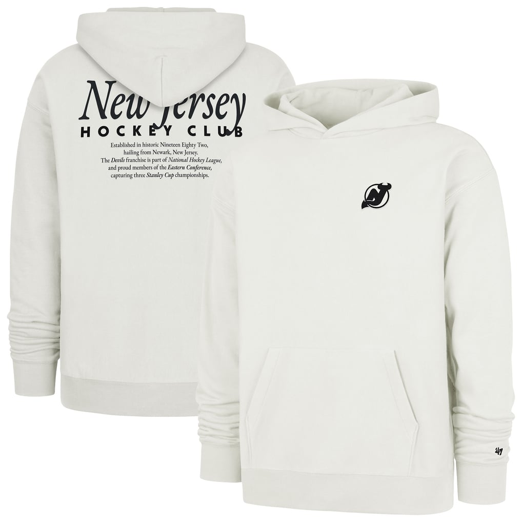  New Jersey Devils '47   Foundation Pullover Hoodie  - Natural