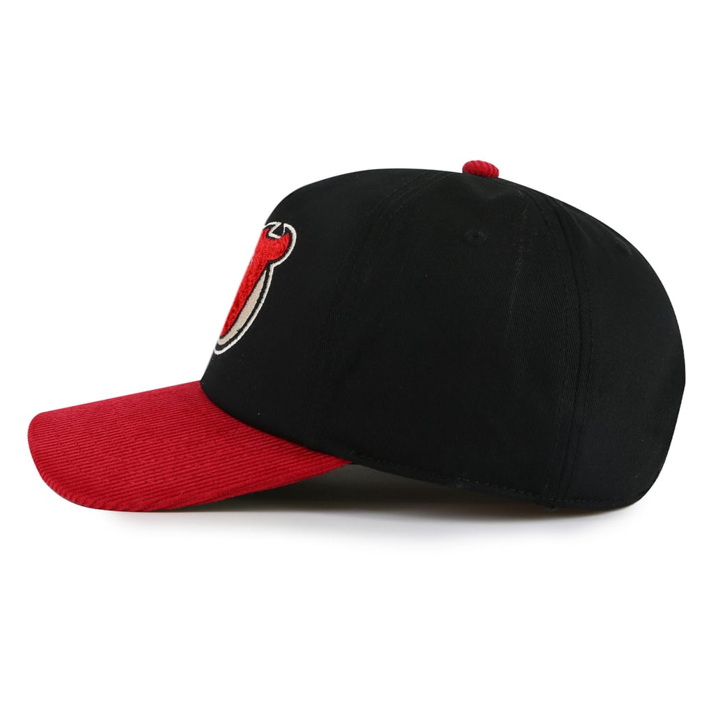  New Jersey Devils American Needle Burnett Adjustable Hat - Black/Red