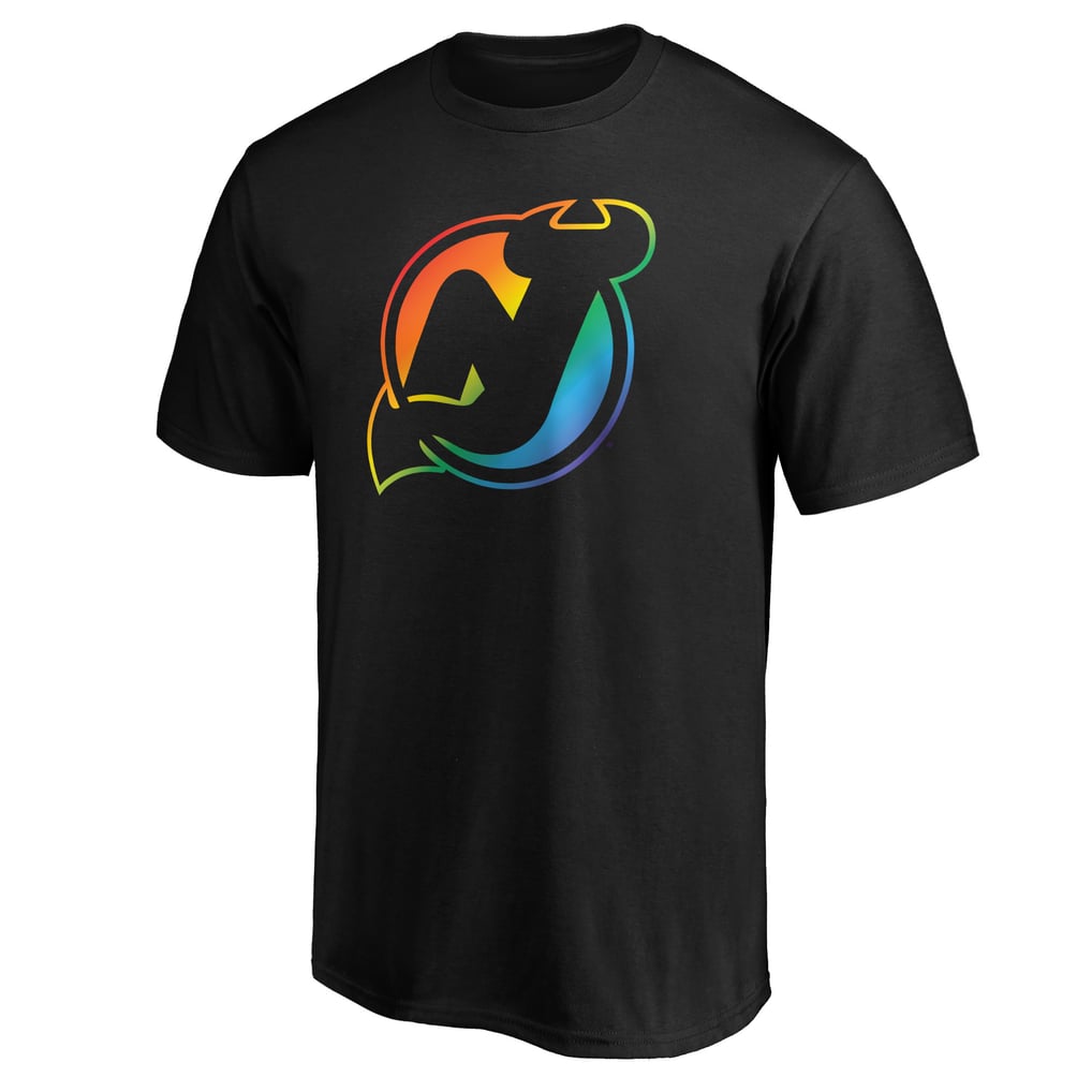New Jersey Devils Team Pride Logo T-Shirt - Black