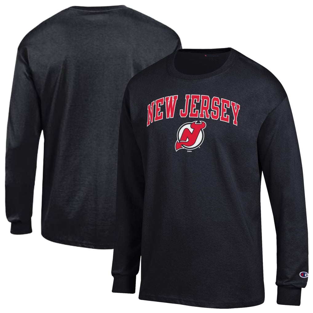  New Jersey Devils Champion Jersey Long-Sleeve T-Shirt - Black