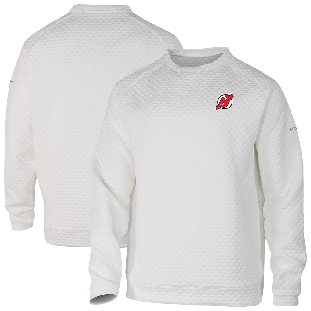  New Jersey Devils Columbia The Finder Sweatshirt - White