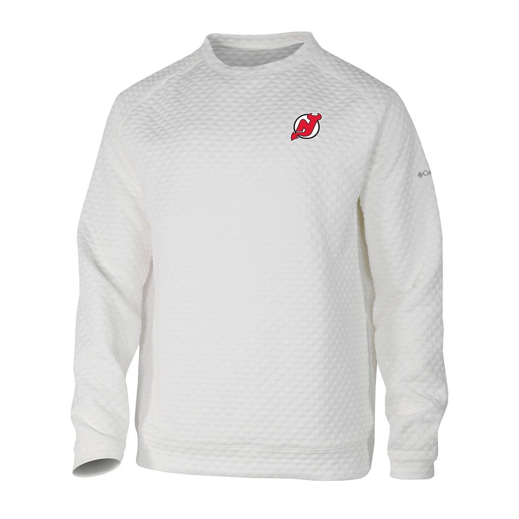  New Jersey Devils Columbia The Finder Sweatshirt - White