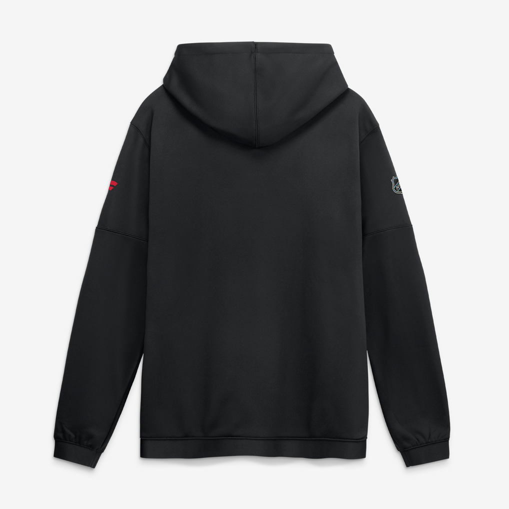 New Jersey Devils Fanatics Authentic Pro Rink Fleece Pullover Hoodie - Black