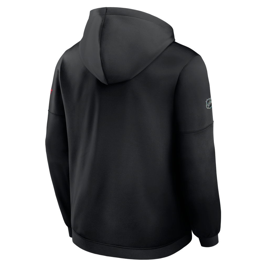 New Jersey Devils Fanatics Authentic Pro Rink Fleece Pullover Hoodie - Black