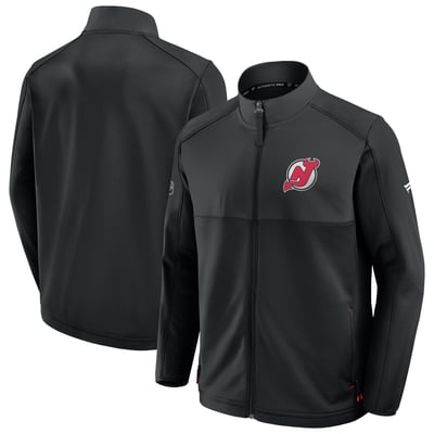 New Jersey Devils Fanatics Authentic Pro Rink Full-Zip Jacket - Black