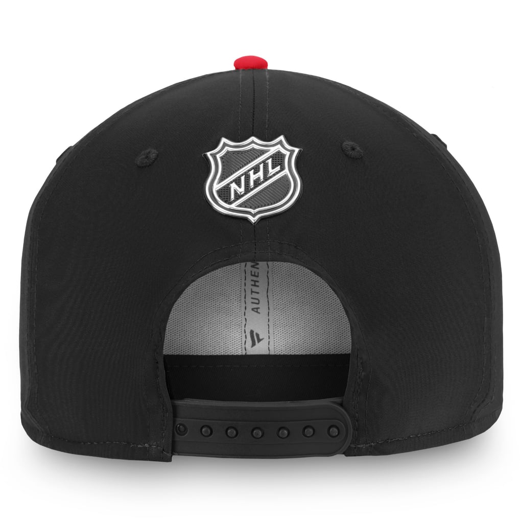 New Jersey Devils Fanatics Authentic Pro Rinkside Adjustable Snapback Hat - Black