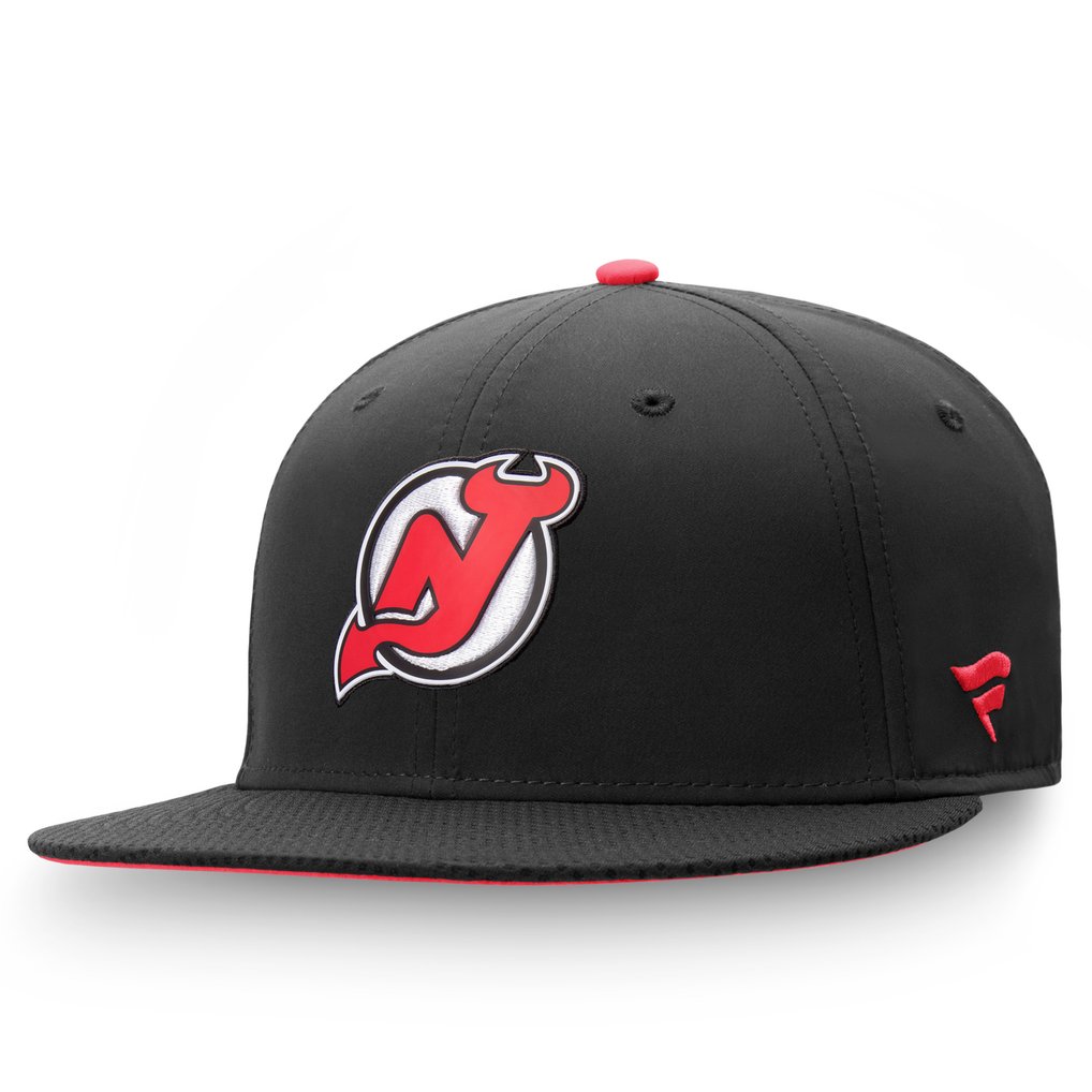 New Jersey Devils Fanatics Authentic Pro Rinkside Fitted Hat - Black