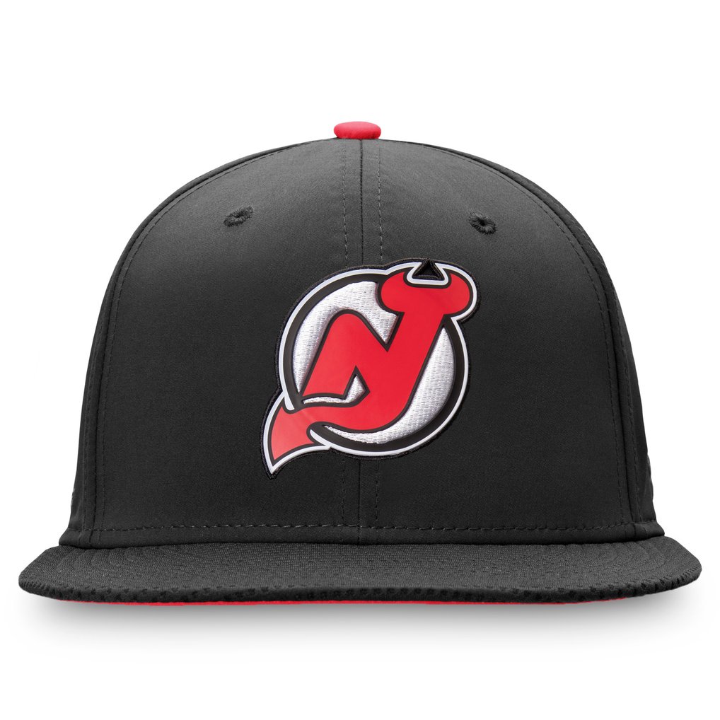 New Jersey Devils Fanatics Authentic Pro Rinkside Fitted Hat - Black