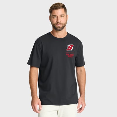 New Jersey Devils Fanatics Crash The Net Legacy T-Shirt - Black