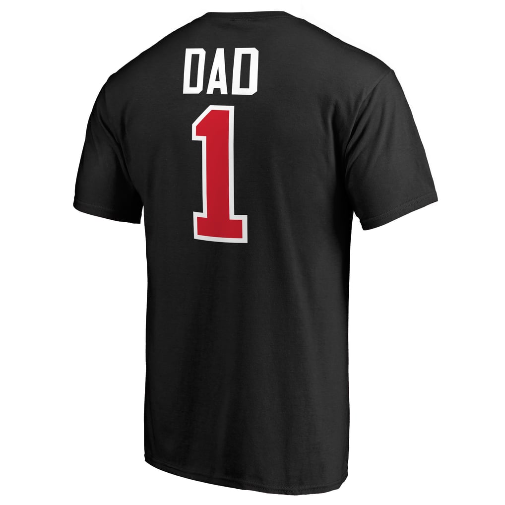 New Jersey Devils Fanatics Number One Dad T-Shirt - Black