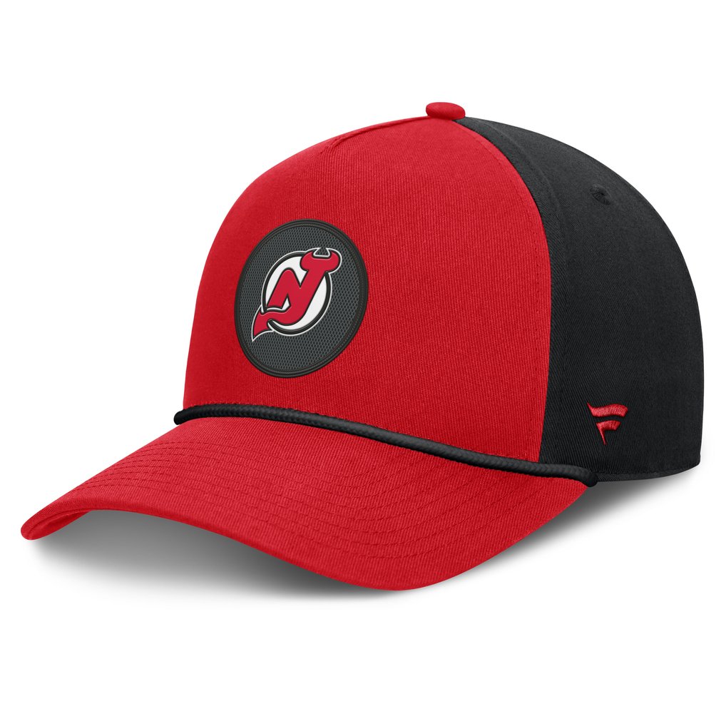 New Jersey Devils Fanatics Authentic Pro Rink A-Frame Adjustable Hat - Red