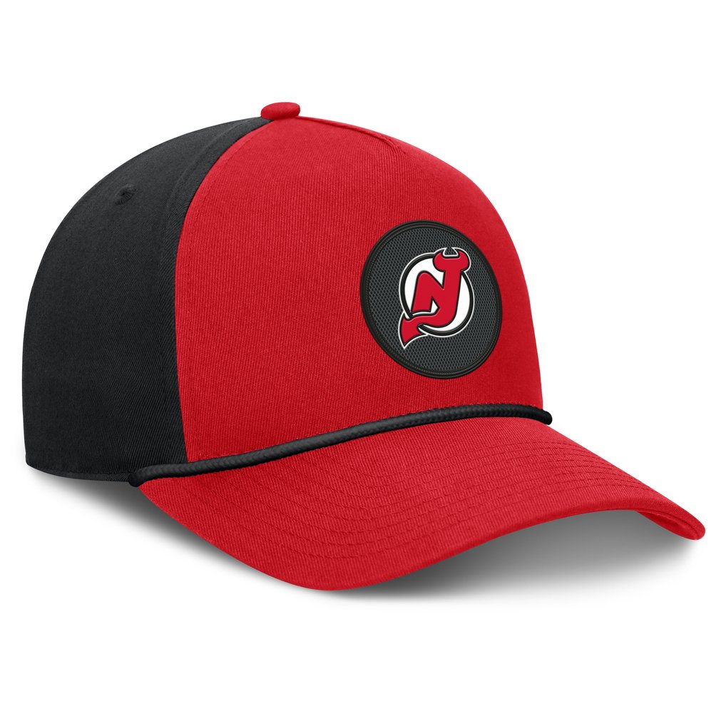 New Jersey Devils Fanatics Authentic Pro Rink A-Frame Adjustable Hat - Red