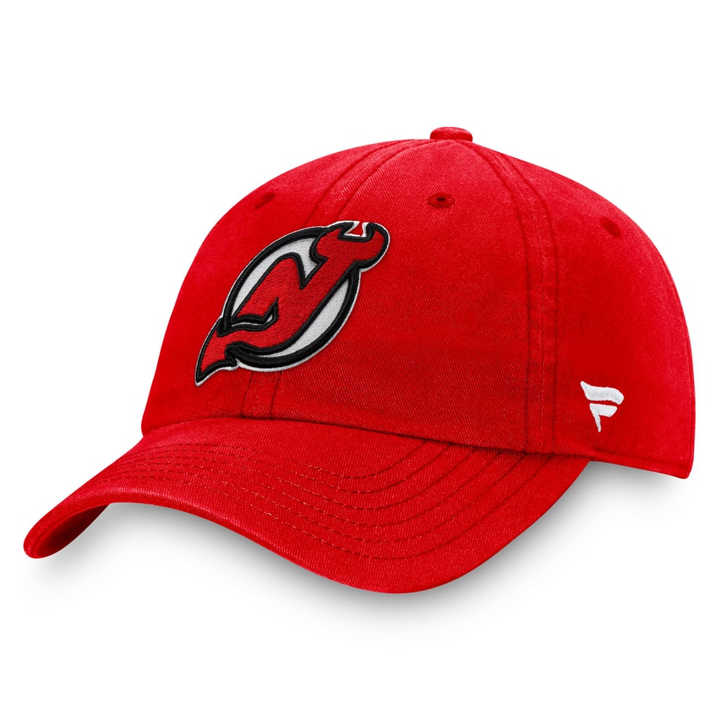 New Jersey Devils Fanatics Core Primary Logo Adjustable Hat - Red