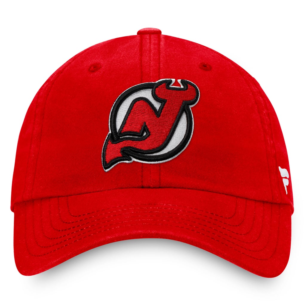 New Jersey Devils Fanatics Core Primary Logo Adjustable Hat - Red