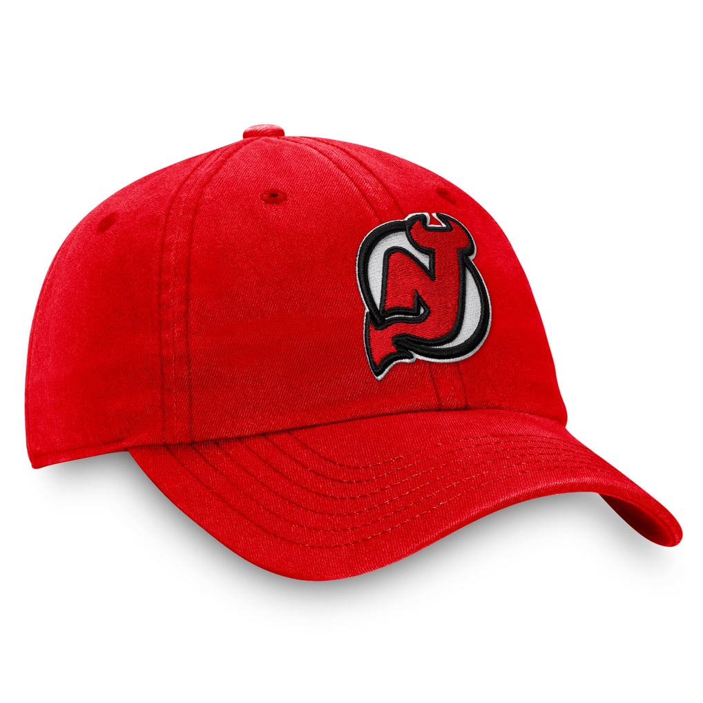 New Jersey Devils Fanatics Core Primary Logo Adjustable Hat - Red