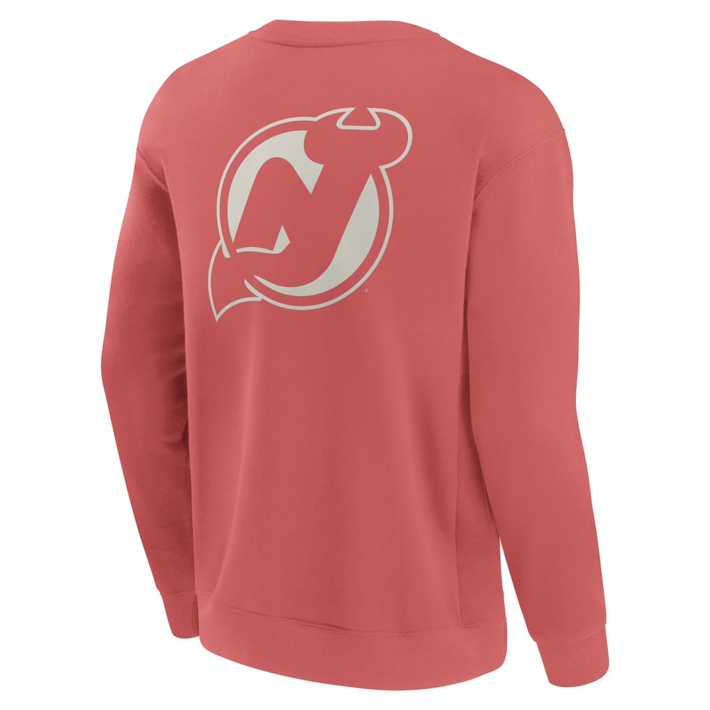New Jersey Devils Fanatics Elements Future Ground Lettering Pullover Sweatshirt - Red