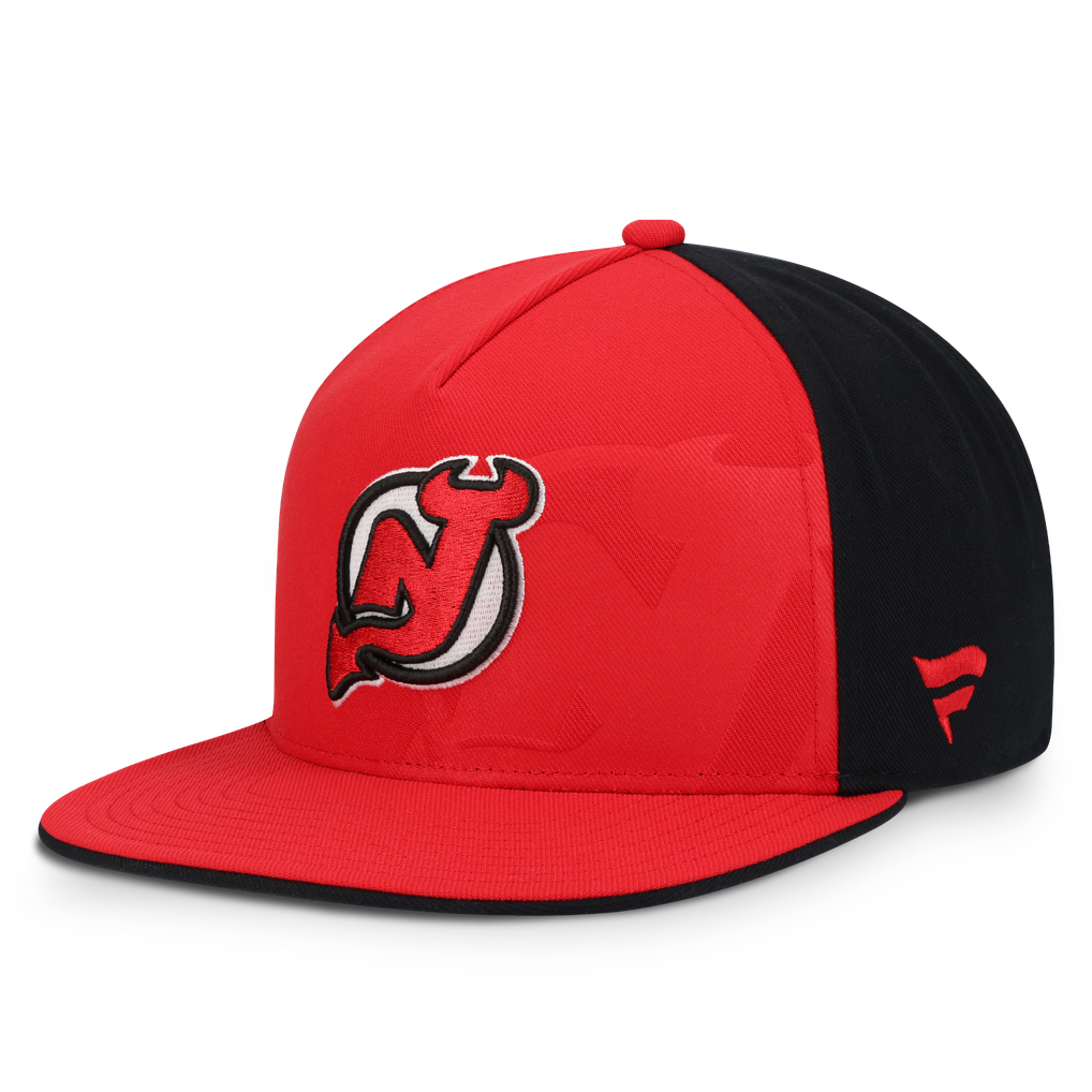  New Jersey Devils Fanatics Snapback Hat - Red/Black