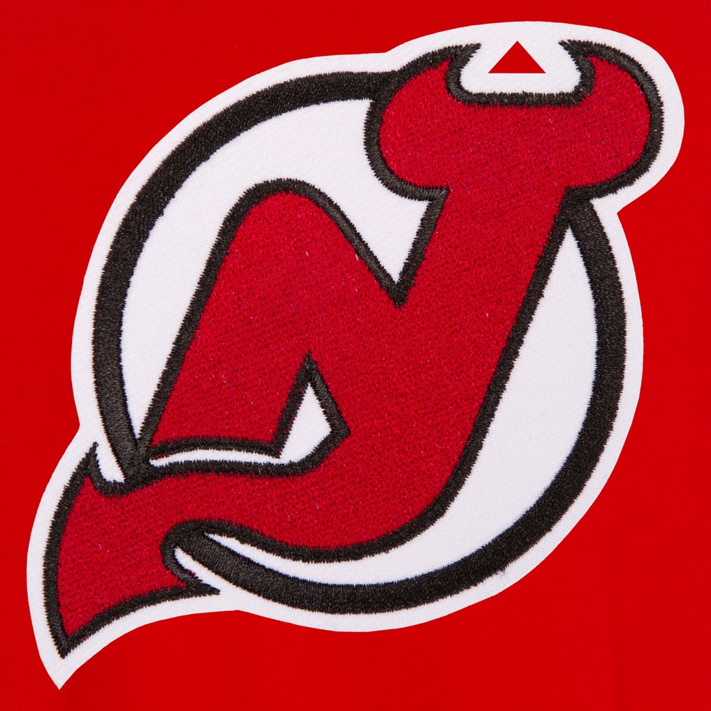 New Jersey Devils JH Design Reversible Varsity Full-Snap Jacket - Red/White