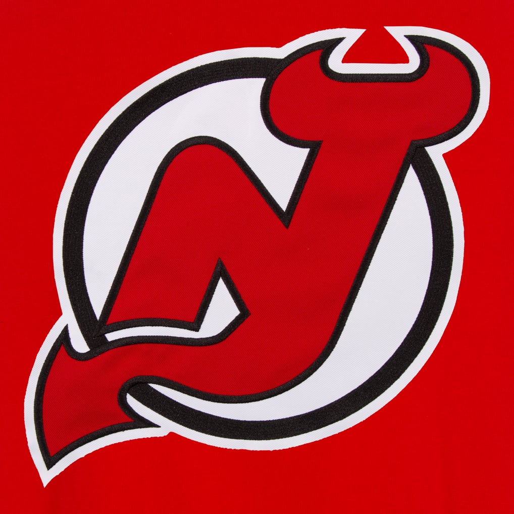 New Jersey Devils JH Design Reversible Varsity Full-Snap Jacket - Red/White