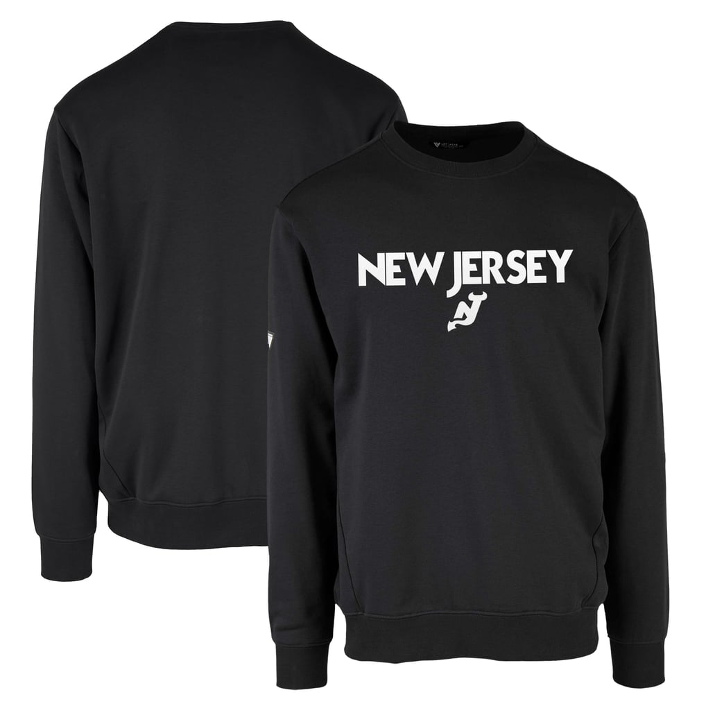 New Jersey Devils Levelwear Zane City Capsule Pullover Sweatshirt - Black