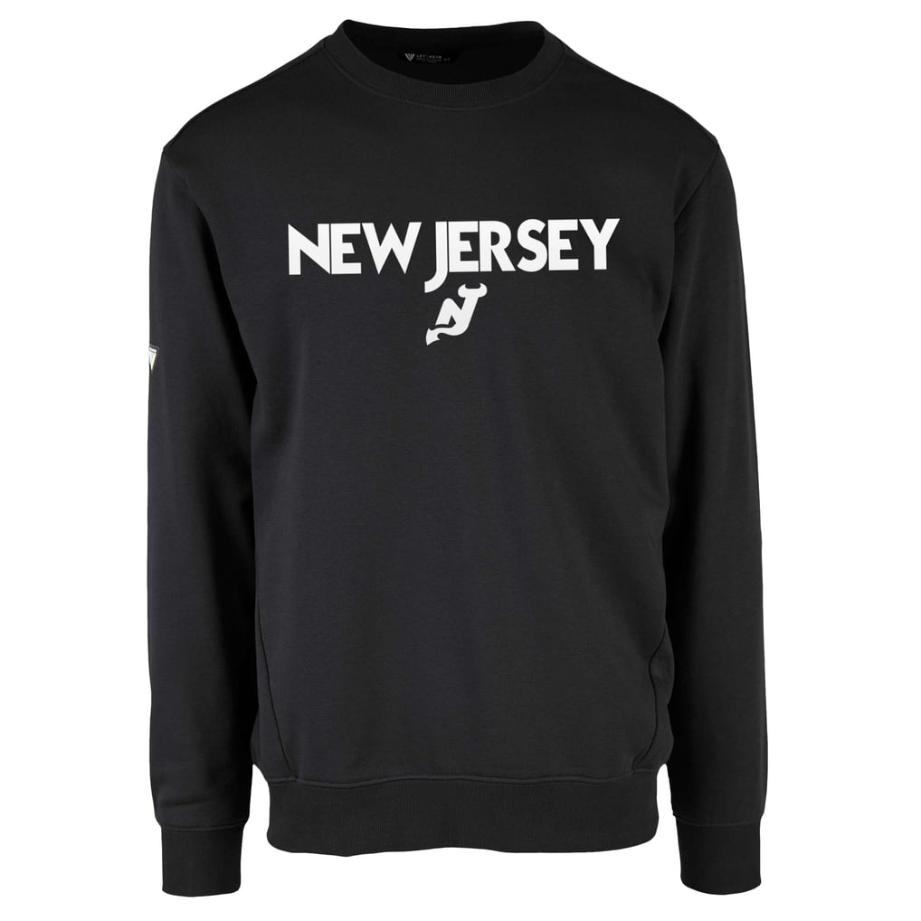 New Jersey Devils Levelwear Zane City Capsule Pullover Sweatshirt - Black