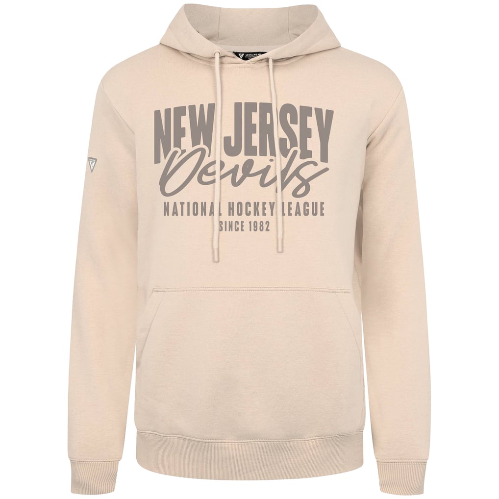  New Jersey Devils Levelwear Podium Response Pullover Hoodie - Khaki