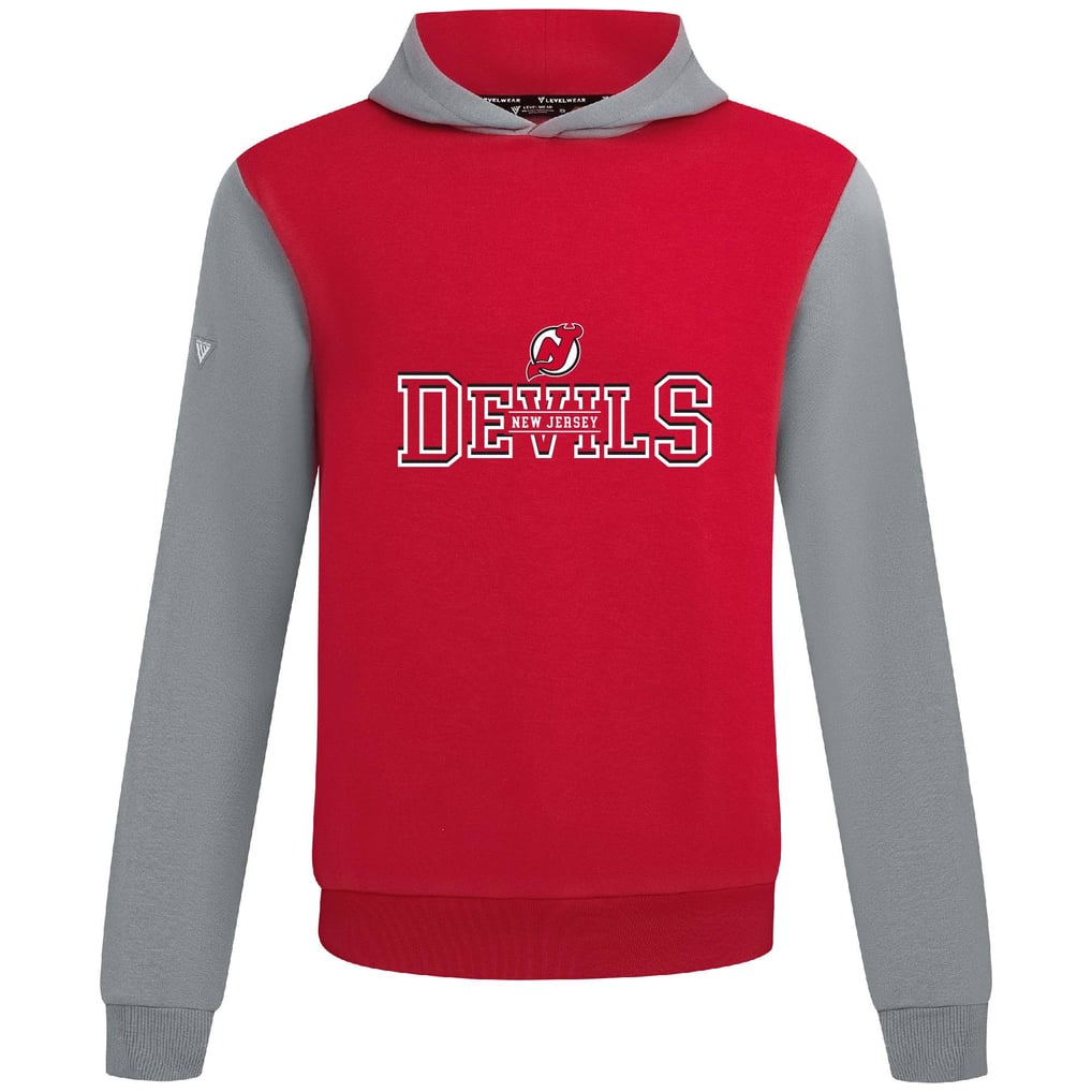  New Jersey Devils Levelwear Ultimate Journey Pullover Hoodie - Red/Gray
