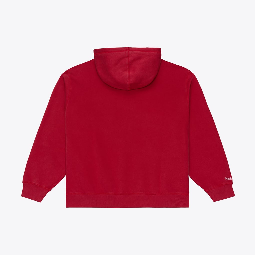 New Jersey Devils Mitchell & Ness Core Essentials Hoodie - Red
