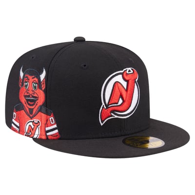 New Jersey Devils New Era Active Mascot 59FIFTY Fitted Hat - Black