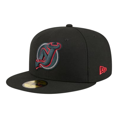 New Jersey Devils New Era Color Pop 59FIFTY Fitted Hat - Black