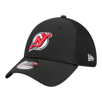  New Jersey Devils New Era Logo 39THIRTY Flex Hat - Black