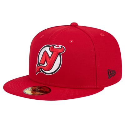  New Jersey Devils New Era Core 59FIFTY Fitted Hat - Red
