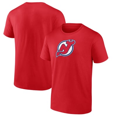 New Jersey Devils Primary Logo T-Shirt - Red