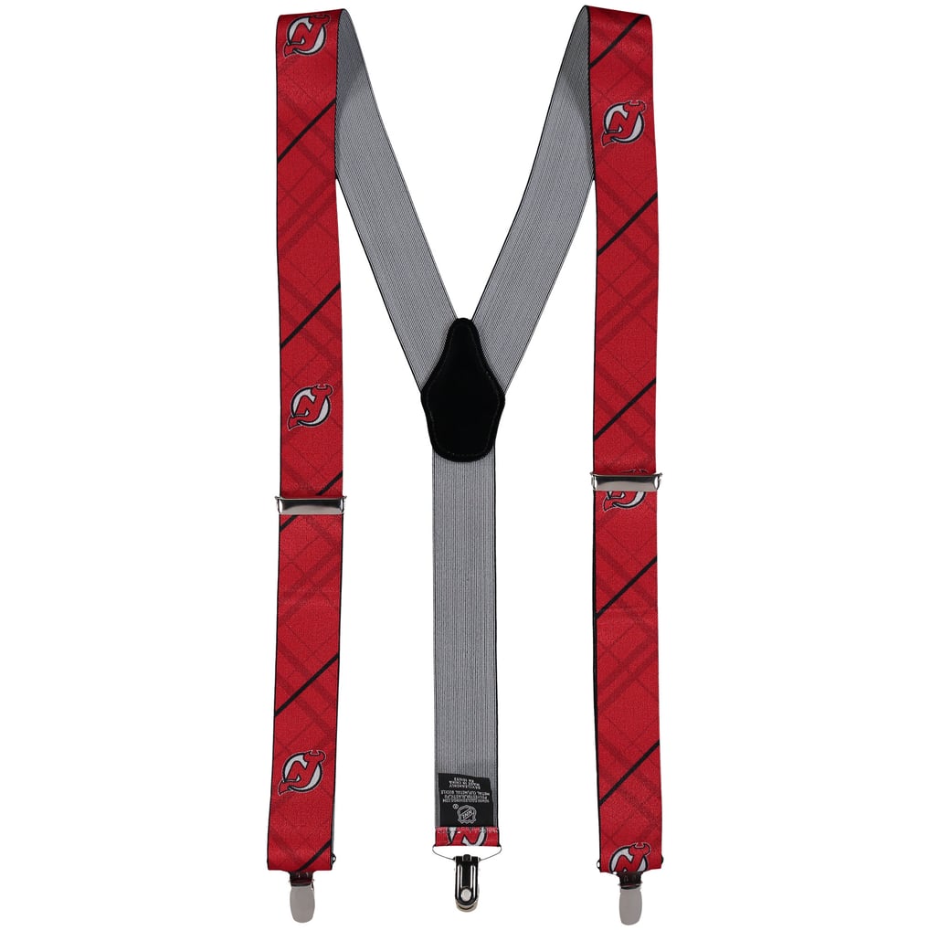 New Jersey Devils Suspenders - Red