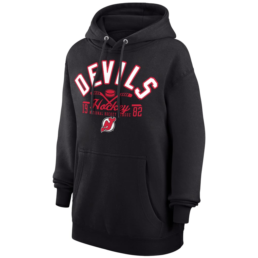  New Jersey Devils Starter Puck Pullover Hoodie - Black