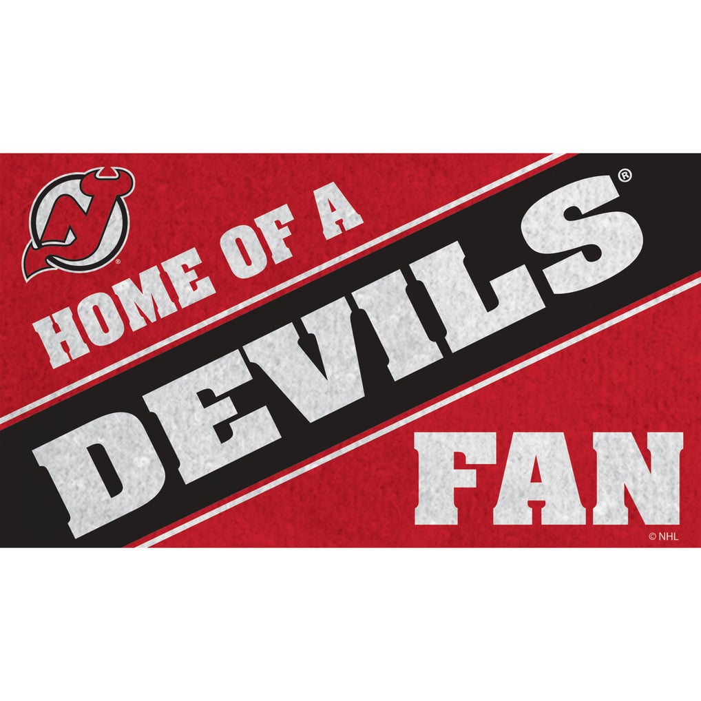 New Jersey Devils 18" x 30" Team Turf Mat