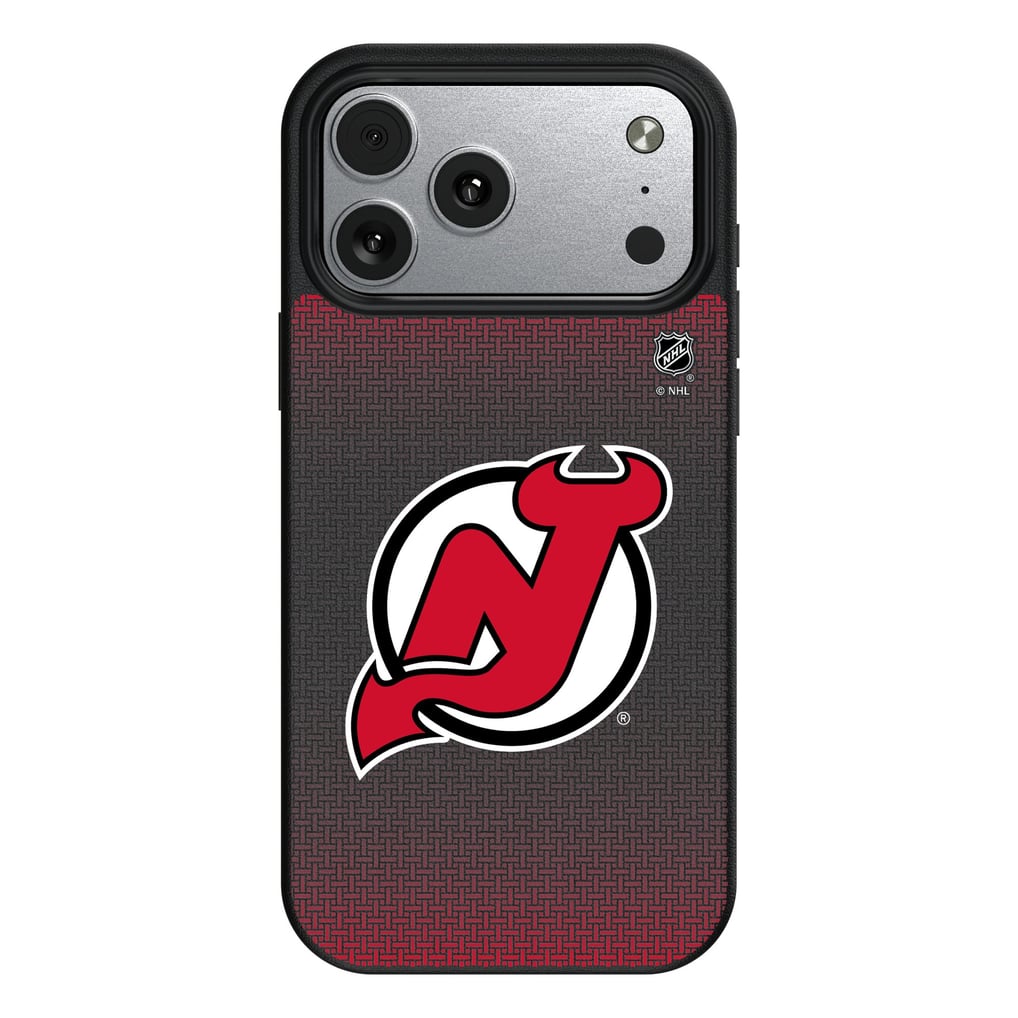 New Jersey Devils Linen Logo iPhone Magnetic Bump Case